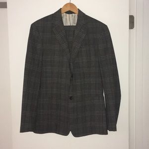 Plaid Wool Suit